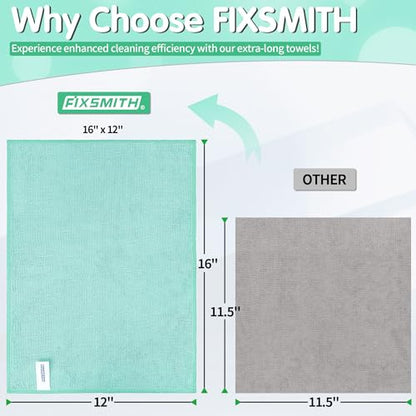 Turquoise Microfiber Cleaning Cloth (8 Count)