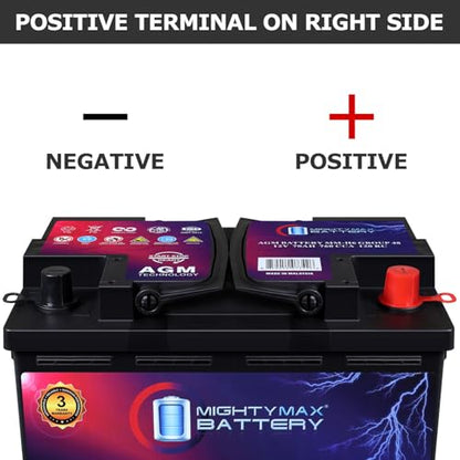 MM H6 Start and Stop Car BCI Group Size 48 12V 70 AH
