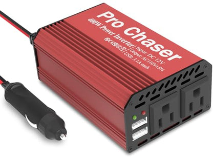 400W Power Inverters for Vehicles DC 12v to AC 110v Car Inverter