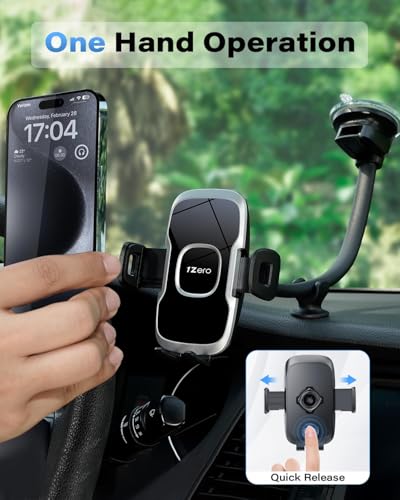 Solid Car Truck Phone Mount Holder with 14