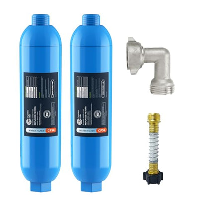 RV Marine Inline Filter with 1 Flexible Hose 2 (2 Count)
