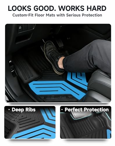 Premium Color TPE Floor Mats Custom Fit for Honda CR