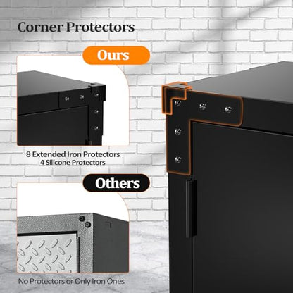 Garage Wall Cabinet with Locking Doors and Adjustable Shelf
