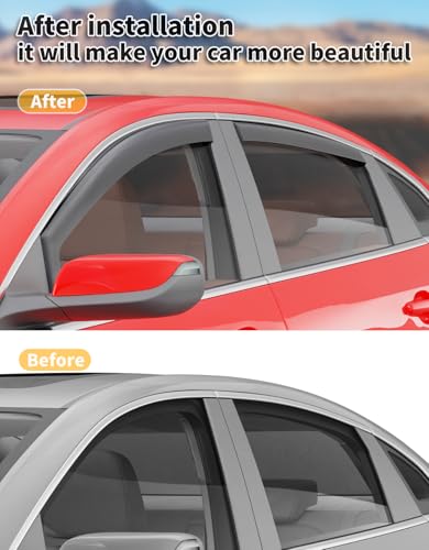 Window Visors Rain Guards for Chevy Malibu 2016