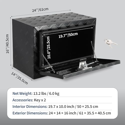 24"x14"x16" Underbody Truck Tool Box