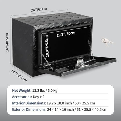 24"x14"x16" Underbody Truck Tool Box