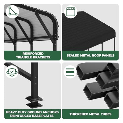20x20 FT Metal Carport