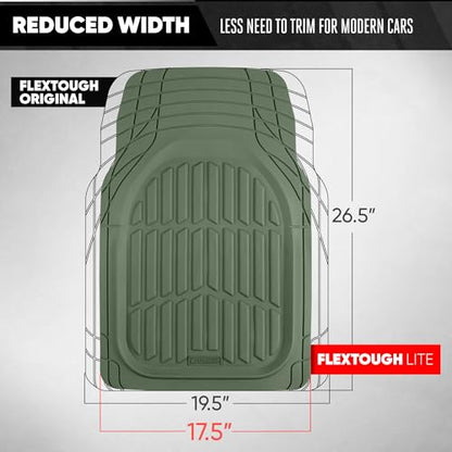 FlexTough LITE Rubber Car Mats Full Set (3 Count)