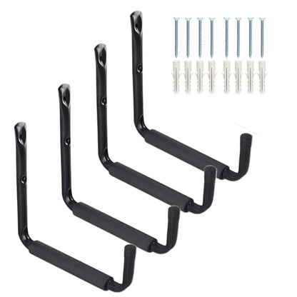4Pack Garage Storage Ladder Hook
