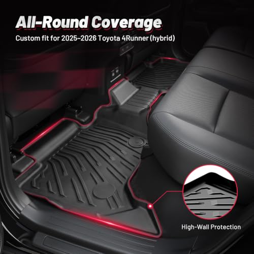 Floor Mats for Toyota 4Runner Hybrid 2025 2026