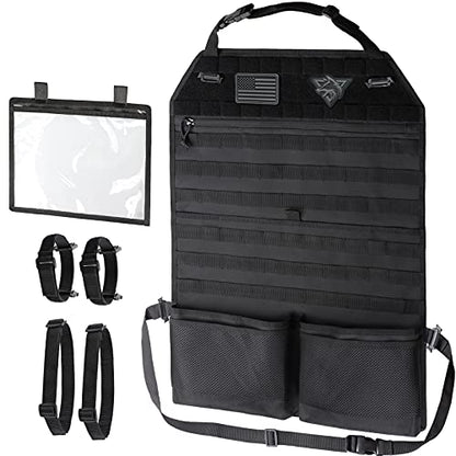 Molle Seat Back Car Organizer Fit Most Car F150 Jeeps Pickups Trucks