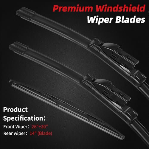 Premium Windshield Wiper Blades Replacement for Subaru Ascent 2019
