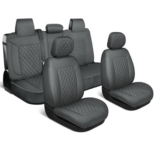 Curated Ashen Leather Seat Covers for Cars & SUVs
