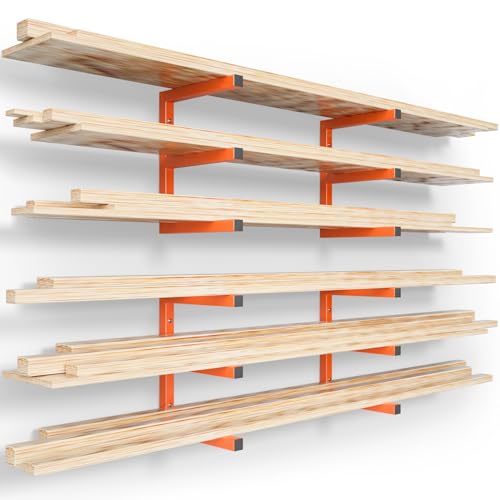 Wood Organizer and Lumber Storage Rack Wall Mount