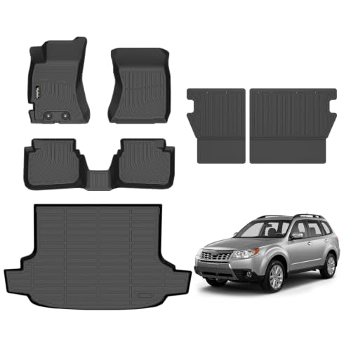 Floor Mats & Cargo Liner Backrest Mat for Subaru Forester 2009