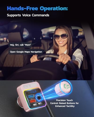 54W Bluetooth 5.3 Car Adapter
