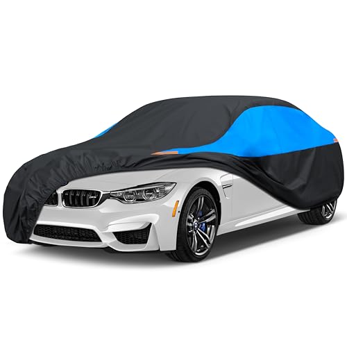 Waterproof Car Cover All Weather Snowproof UV Protection Windproof Outdoor Full car Cover