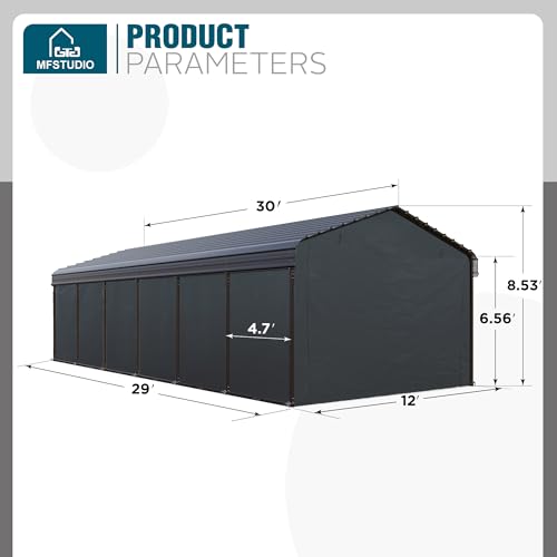 Metal Carport 12x30ft