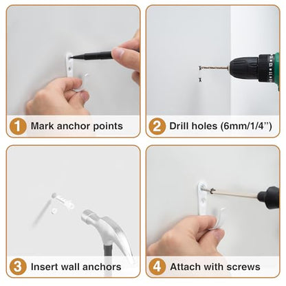 10Pcs Wall Hooks (10 Count)
