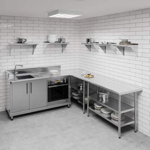 12" X 16" Stainless Steel Wall Shelf