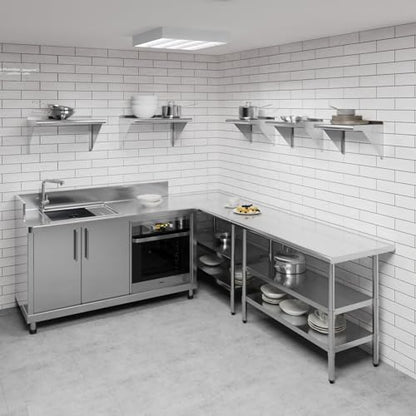12" X 16" Stainless Steel Wall Shelf
