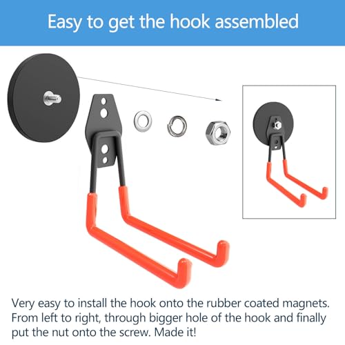 Heavy Duty Large Magnetic Hooks (2 Count)
