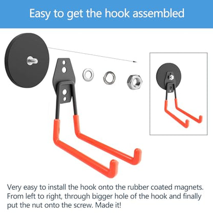 Heavy Duty Large Magnetic Hooks (2 Count)