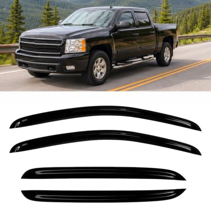 4PC Window Rain Guards fit 07 (4 Count)