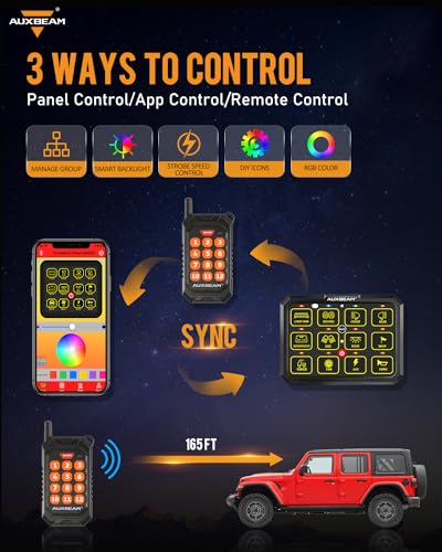12 Gang Switch Panel Bluetooth RGB AC
