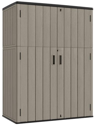 Outdoor Vertical Storage Shed