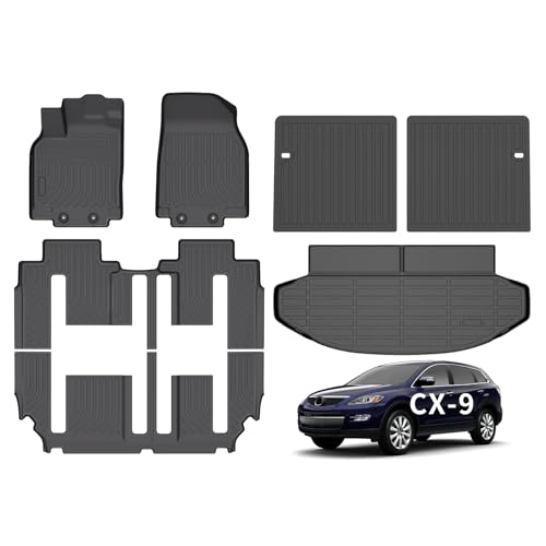 Floor Mats & Seatback Cargo Liner for Mazda CX9 2007
