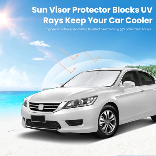 Windshield Sun Shades Compatible with Honda Civic Accord 2006