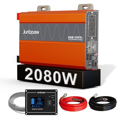 2080W Pure Sine Wave Power Inverter 12V to 110
