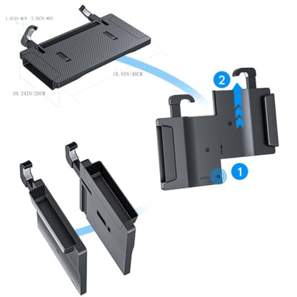 Car Steering Wheel Tray Table & Seat Gap Filler Organizer 2
