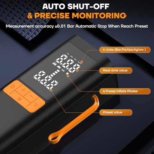 Tire Inflator Portable Air Compressor
