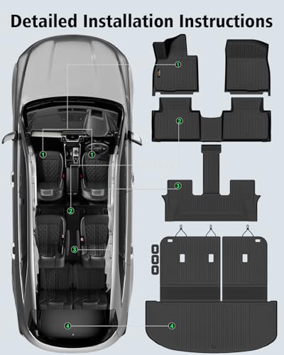 Floor Mats Custom for Kia Telluride 2027 Gas Only