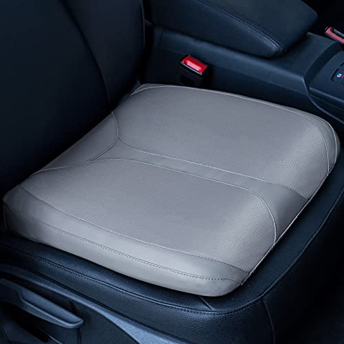 Leather Car Memory Foam Heightening Seat Cushion for Short People Driving