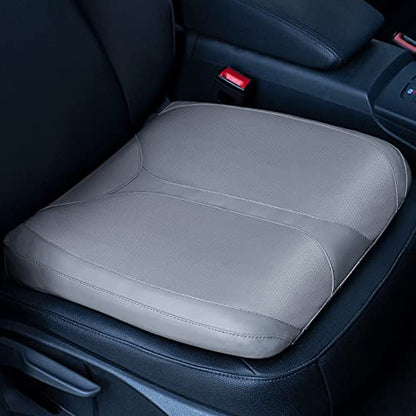 Leather Car Memory Foam Heightening Seat Cushion for Short People Driving
