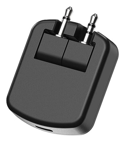 FlyTunes Airplane Bluetooth Transmitter with Dual & Single AUX for In