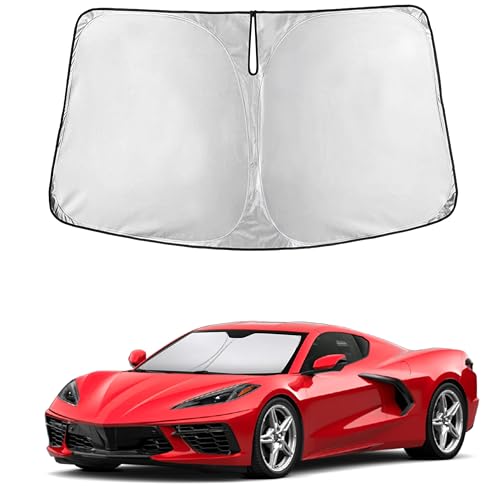 Windshield Sun Shade Compatible for Chevrolet CorvetteC8 2020