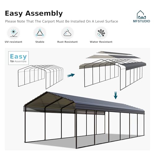 Metal Carport 12x30ft