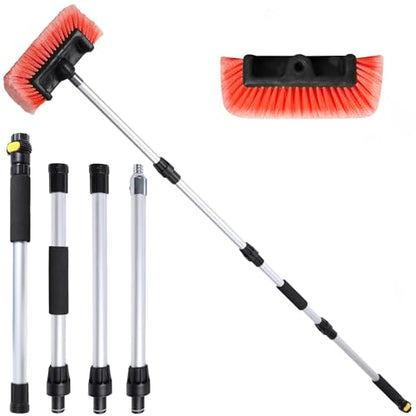 Car Wash Brush with Long Handle for Car Truck Boat RV SUV Washing