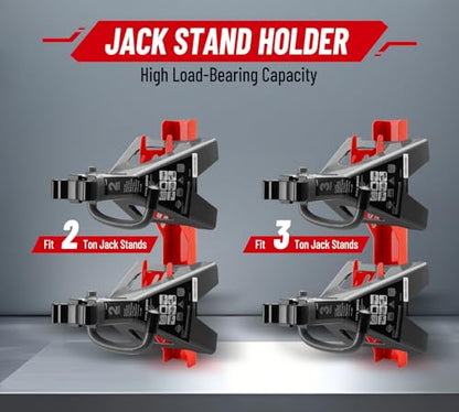 Jack Stand Holder Fit for 2 & 3 Ton Jack Stand (2 Count)