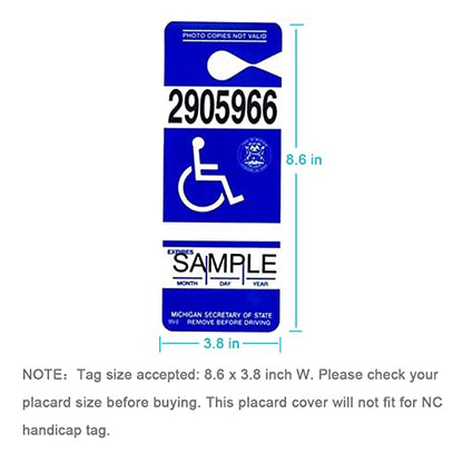 Handicap Placard Holder for Auto