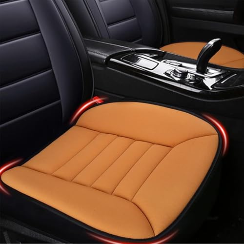 Car Seat Cushion Pad 1.2" Thick Comfort Seat Protector for Car Driver Seat Office Chair Home Use Memory Foam Seat Cushion with Non Slip Bottom