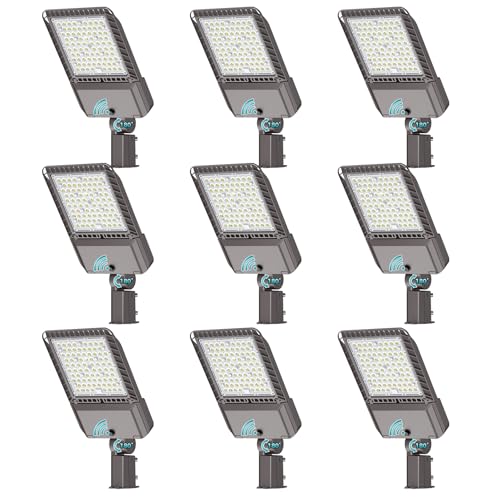 240W Parking Lot Light 43200LM LED Street Lights Outdoor 9Pack (9 Count)