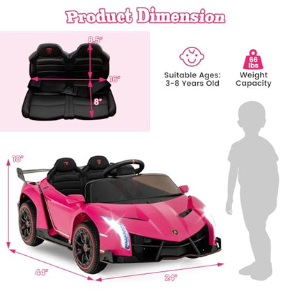 Pink Lamborghini Ride on Car