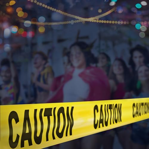 2 Pack Yellow Caution Tape Roll (2000 Foot)