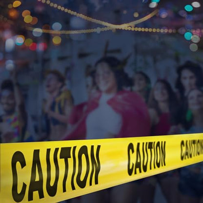 2 Pack Yellow Caution Tape Roll (2000 Foot)