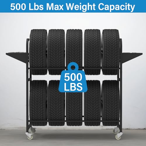 Tire Storage Rack 44" x 44" x 18" with Anti
